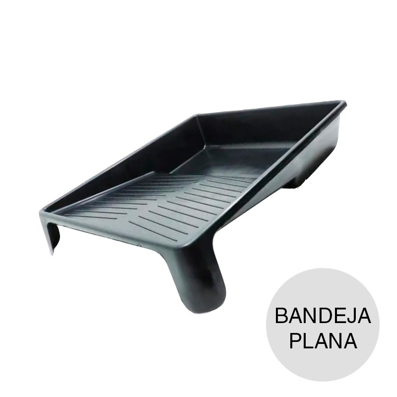 Bandeja plana pintura plastica