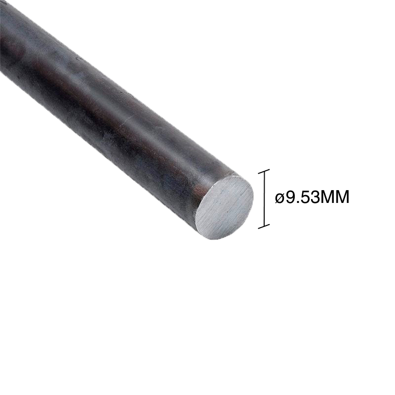 Barra redonda herreria acero laminado en caliente ø 3/8" - ø 9.53mm x 6m