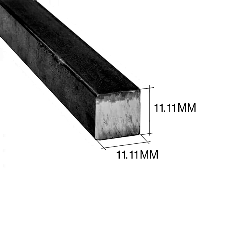 Barra cuadrada herreria acero laminado en caliente 7/16" x 7/16" - 11.11mm x 11.11mm x 6m