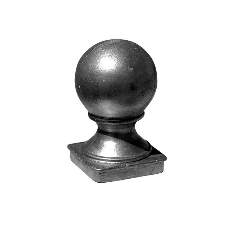 Bocha c/base aluminio 100mm x 100mm