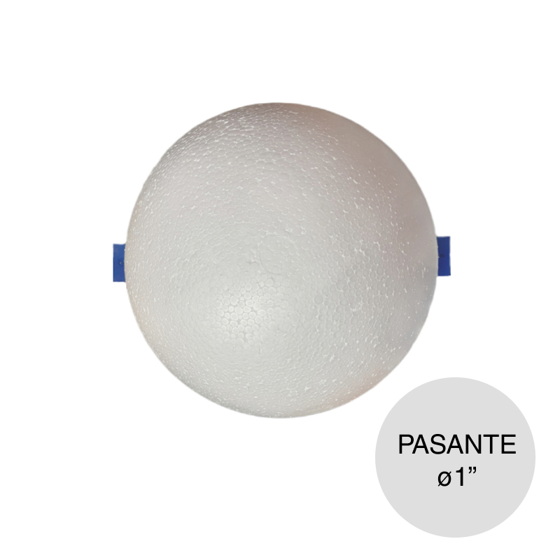 Boya pasante p/flotante telgopor ø 1"