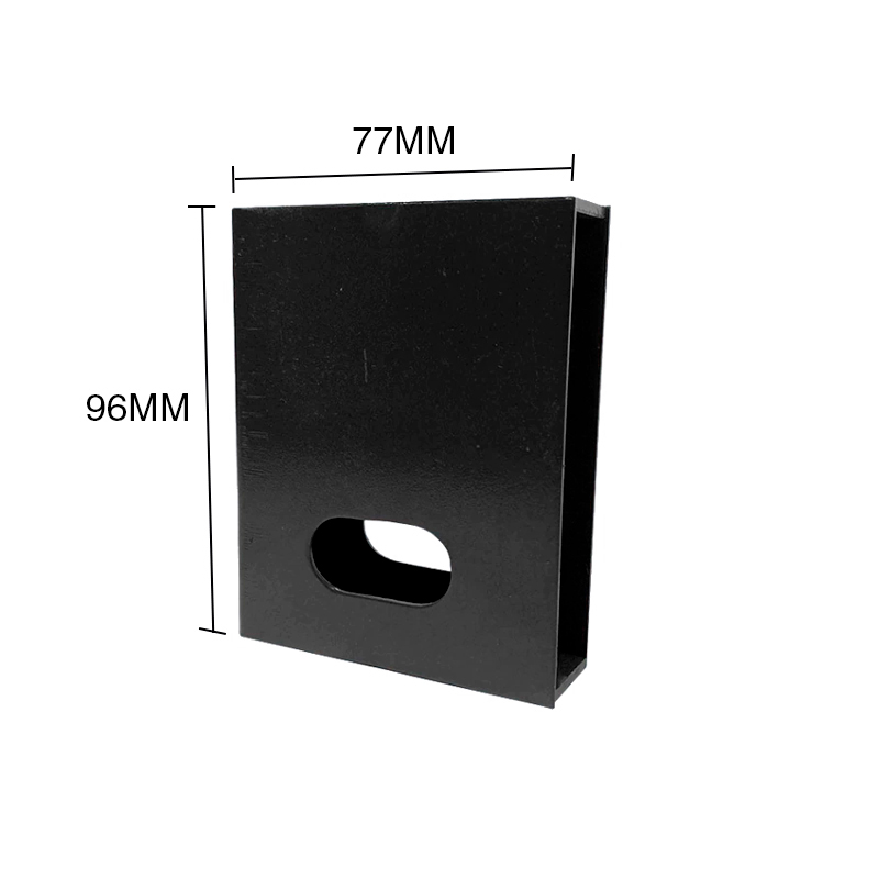 Caja cerrojo chapa 26mm x 77mm x 96mm