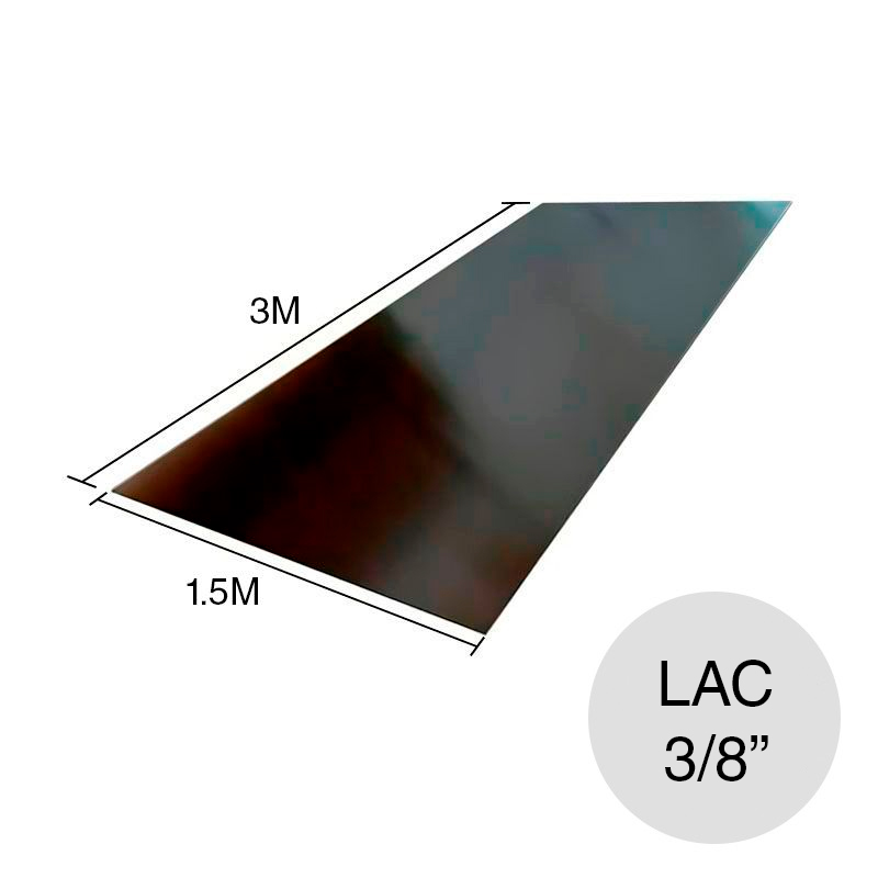 Chapa lisa acero laminado en caliente 3/8" - 9.5mm x 1.5m x 3m