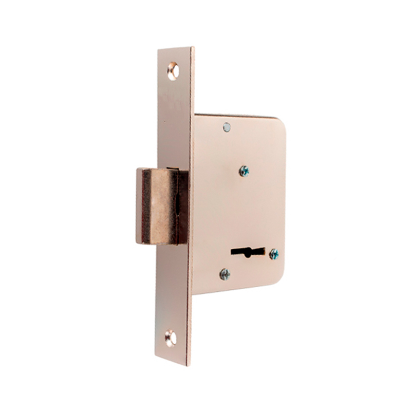 Cerrojo de seguridad 4 combinaciones niquelado caja x 63mm x 83mm frente 25mm x 140mm