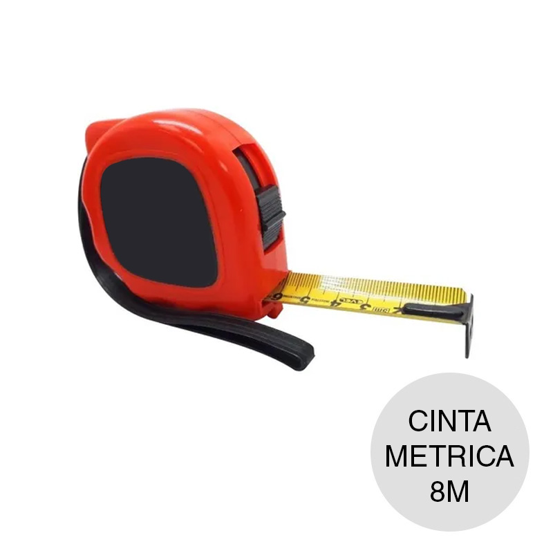 Cinta metrica metalica c/freno 25mm x 8m