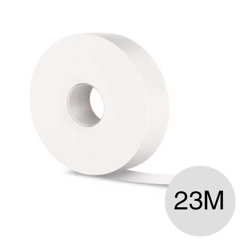 Cinta papel microperforada tomado juntas invisibles construccion seco interior rollo x 50mm x 23m