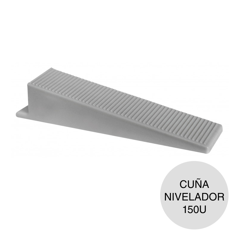 Cuña nivelador piso bolsa x 150u