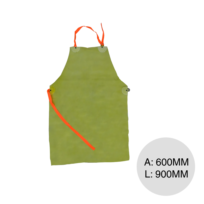 Delantal soldador cuero descarne reforzado 600mm x 900mm