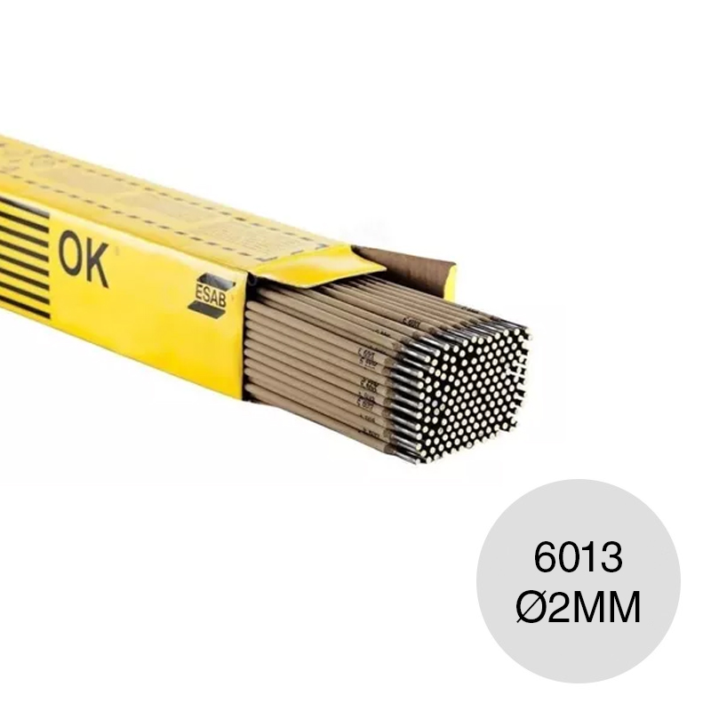 Electrodo p/soldar E6013 punta azul ø 2mm caja x 1kg