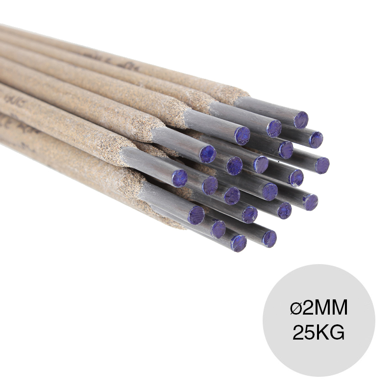 Electrodo p/soldar E6013 punta azul ø 2mm caja x 25kg