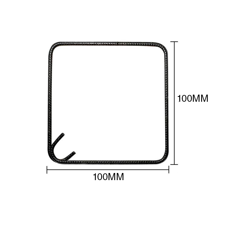 Estribo hierro construccion ø 4.2mm x 100mm x 100mm