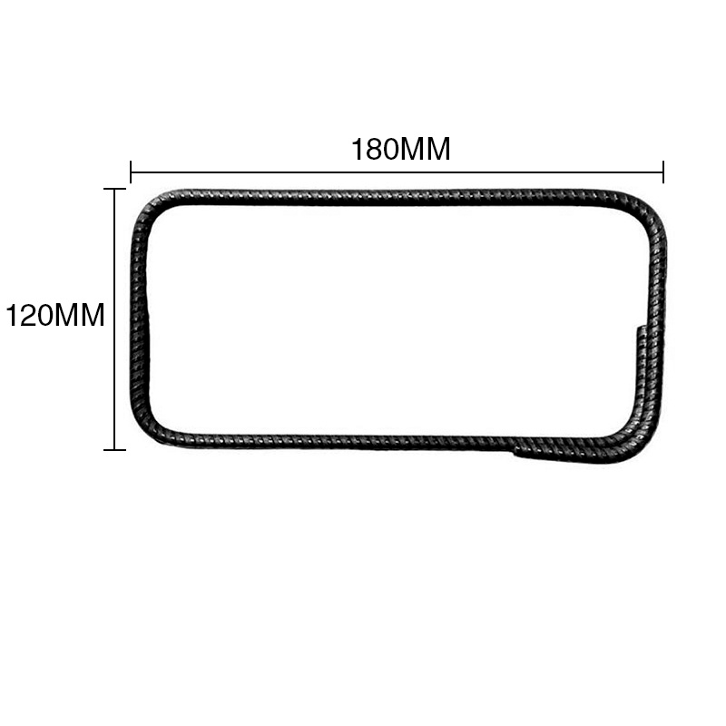 Estribo hierro construccion ø 4.2mm x 120mm x 180mm