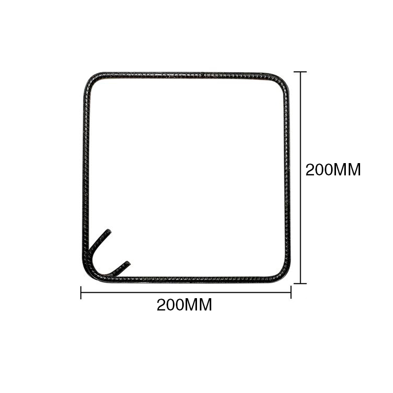 Estribo hierro construccion ø 6mm x 200mm x 200mm