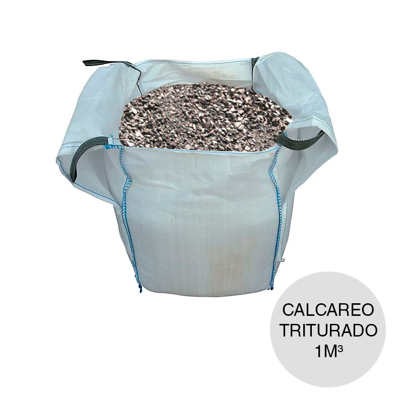 Estabilizado calcareo triturado bolson x 1m³