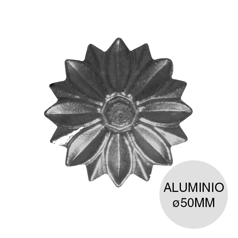 Flor margarita chica aluminio ø 50mm