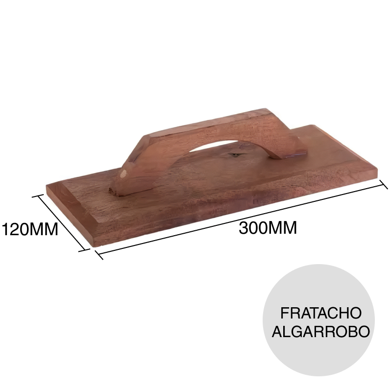 Fratacho madera algarrobo 120mm x 300mm