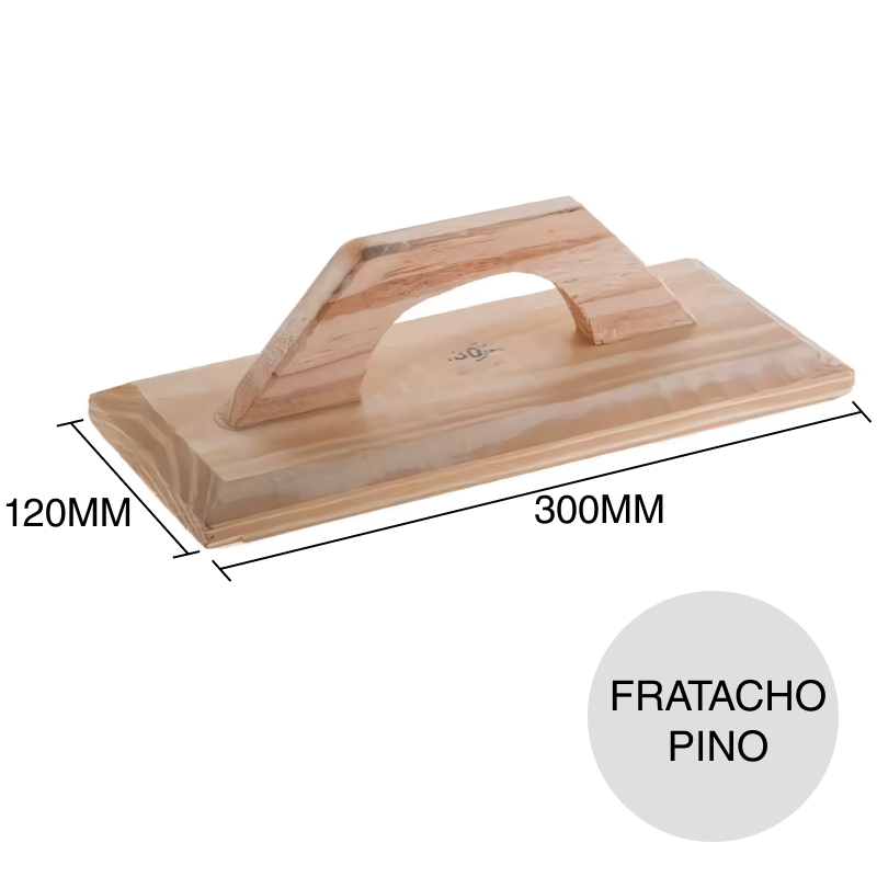 Fratacho madera pino 120mm x 300mm