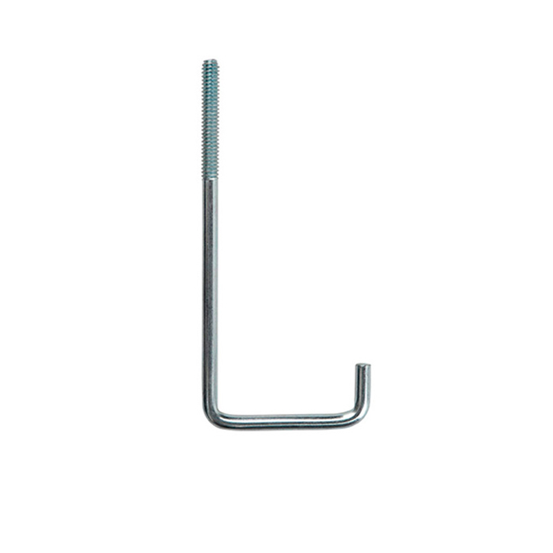 Gancho L PNI N°8 acero galvanizado 15mm x 40mm x 120mm