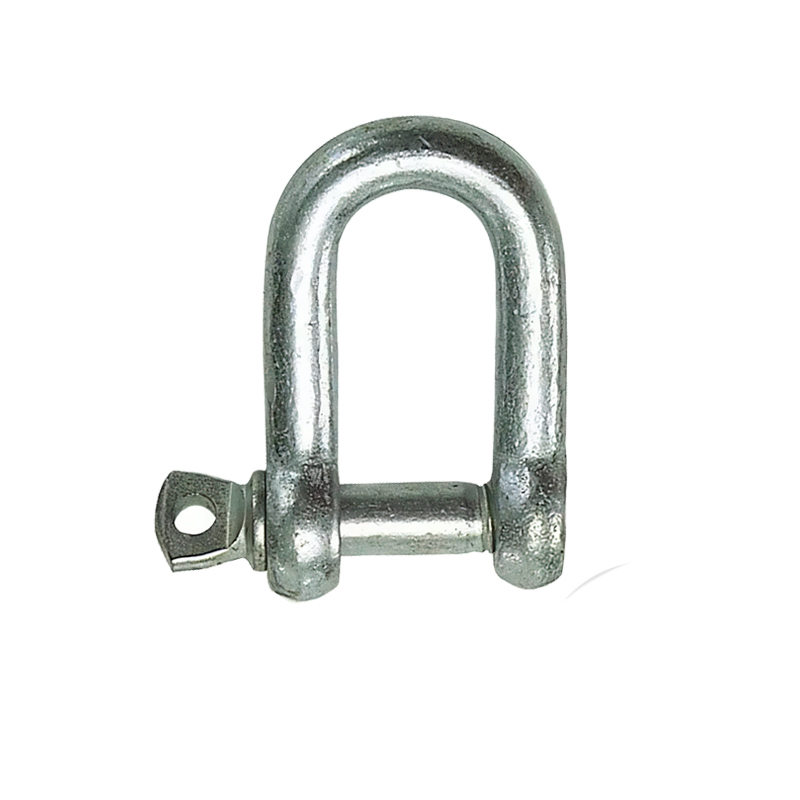 Grillete recto acero galvanizado 1/4"