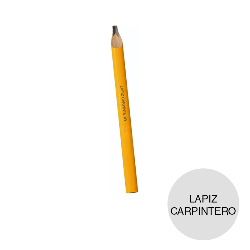 Lapiz carpintero construccion seco 180mm