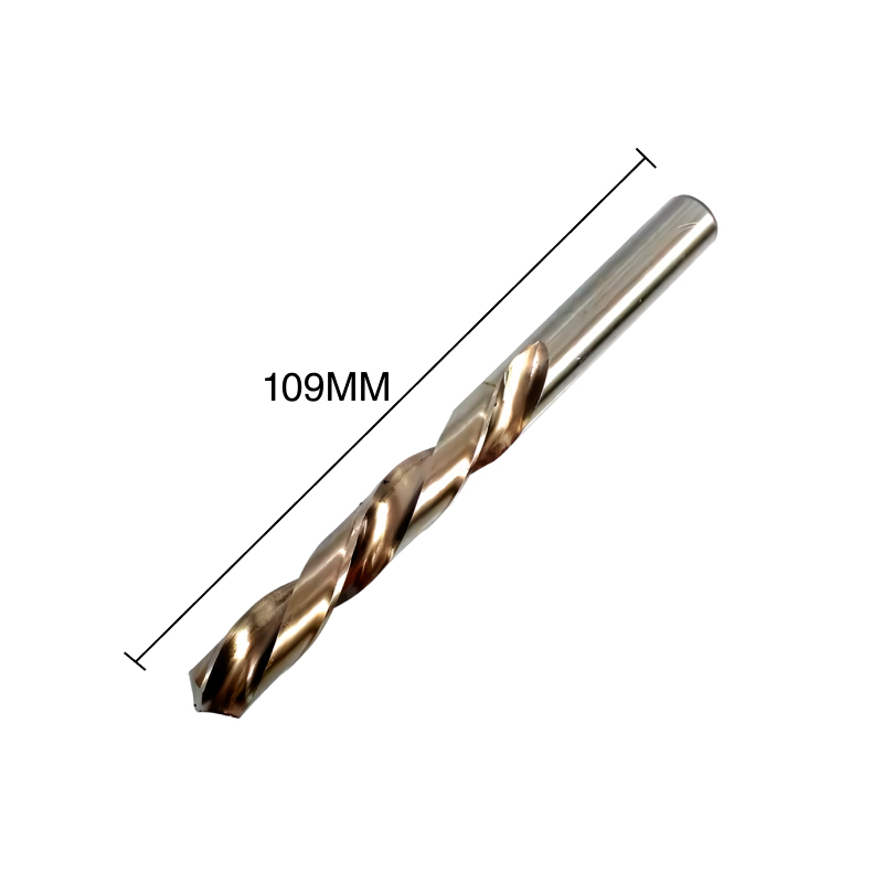 Mecha broca helicoidal p/metal HSS-TiN ø 7mm x 109mm