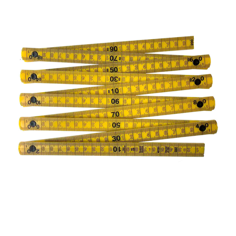 Metro plastico plegable x 2m