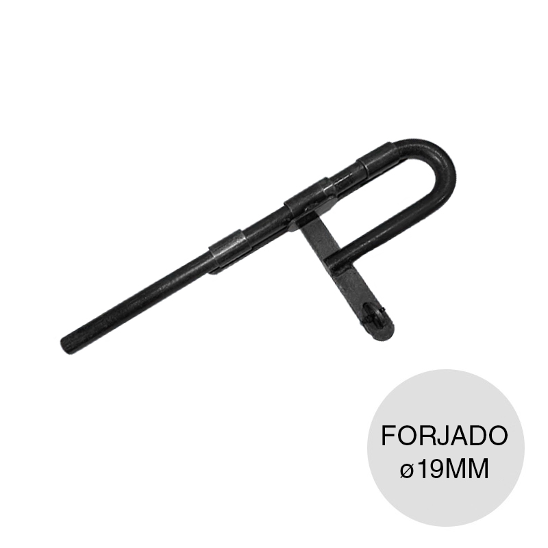 Pasador grande forjado hierro ø 19mm x 220mm x 500mm
