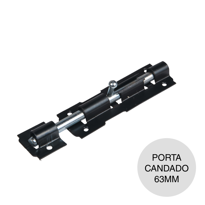 Pasador porta candado Mauser charolado 63mm