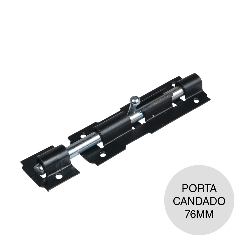 Pasador porta candado Mauser charolado 76mm