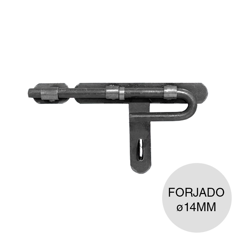 Pasador mediano forjado hierro ø 14mm x 140mm x 260mm