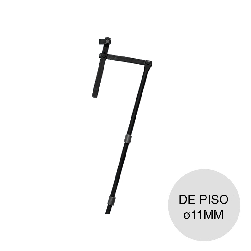 Pasador piso articulado hierro ø 11mm x 600mm x 11mm