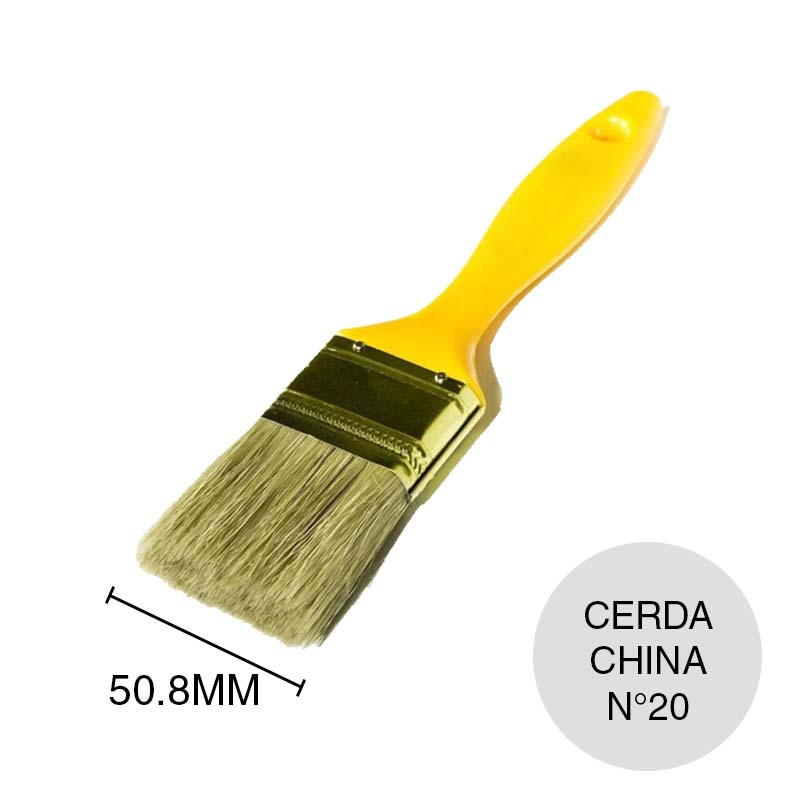 Pincel pinturas N°20 profesional cerda china virola/1 x 50.8mm