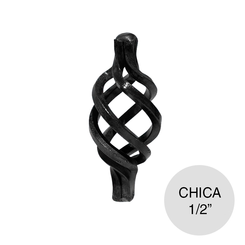 Piña forjada chica hierro 1/2" x 46mm x 120mm
