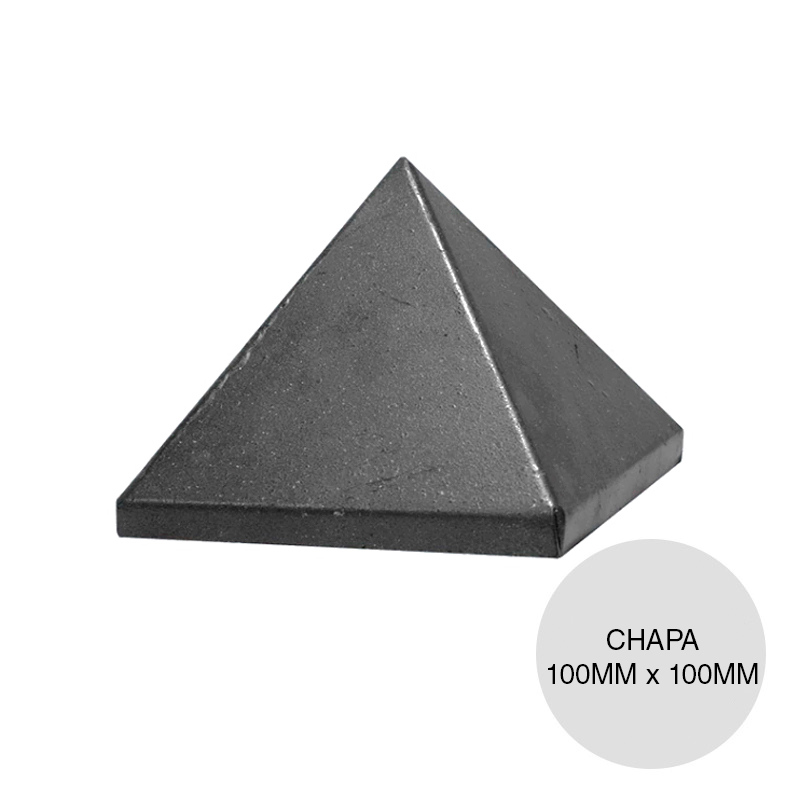 Piramide cuadrada chapa 100mm x 100mm
