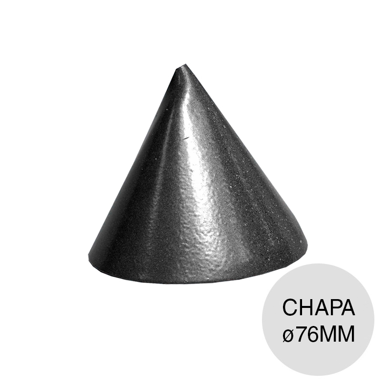 Piramide redonda chapa ø 76mm