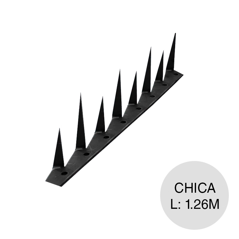 Proteccion p/medianera estampada chica chapa 30mm x 50mm x 1.26m