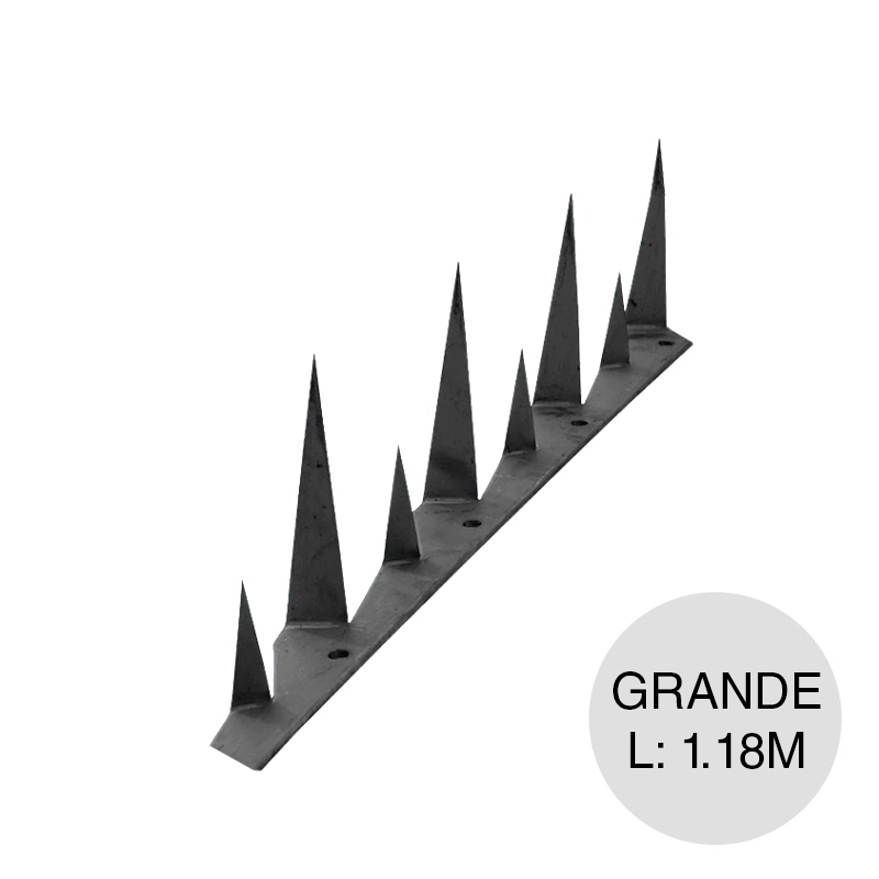 Proteccion p/medianera estampada grande chapa 37mm x 80mm x 1.18m