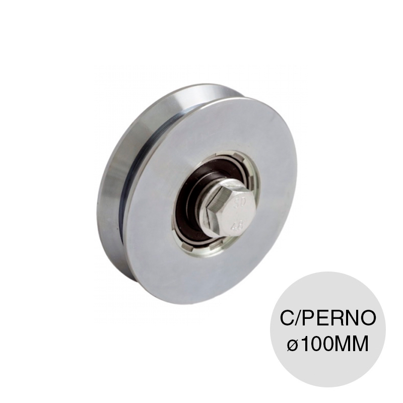 Roldana c/perno ø 100mm