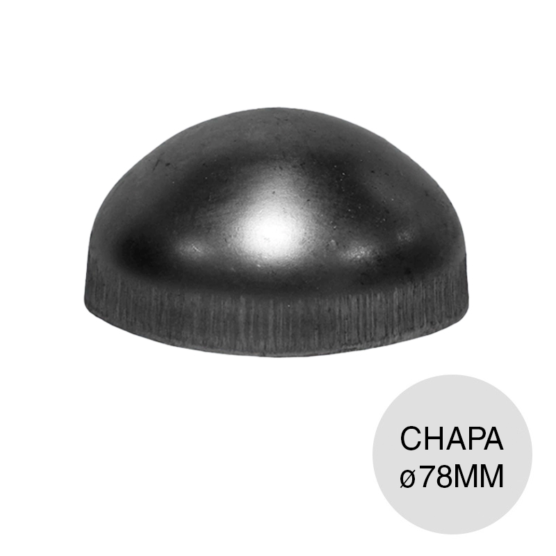 Tapa media esfera chapa ø 78mm
