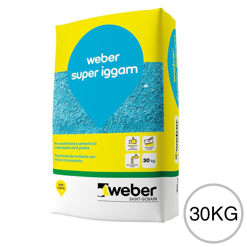 Weber super iggam blanco x 30kg