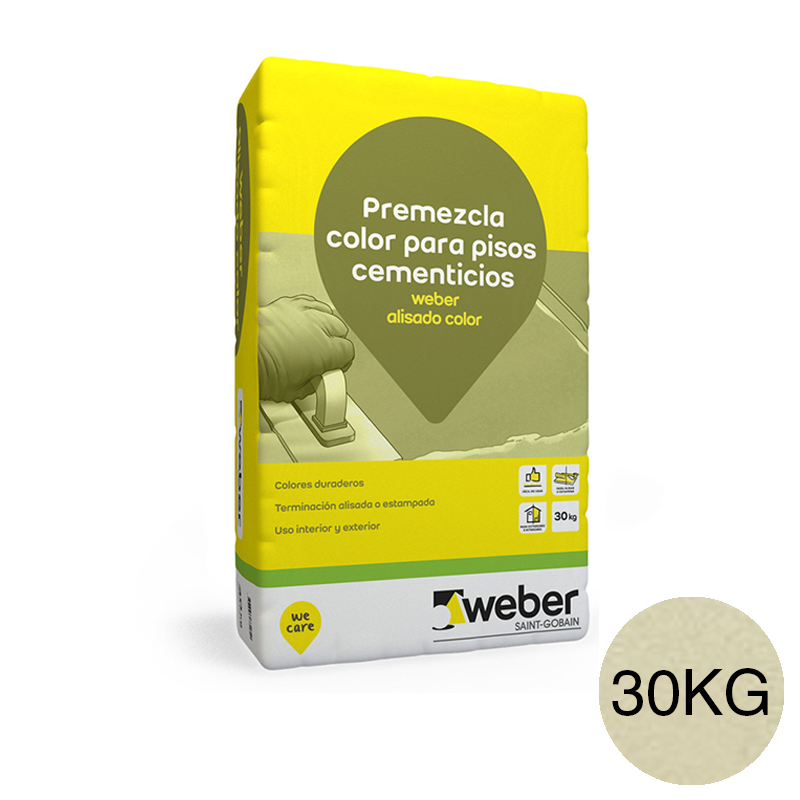 Weber alisado color arena x 30kg