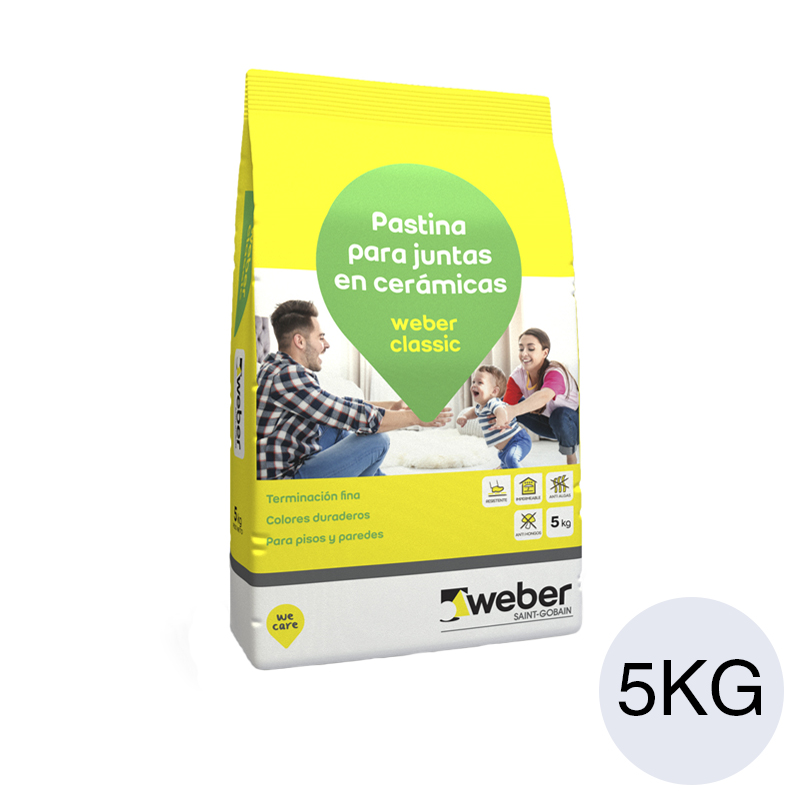 Weber classic gris perla x 5kg