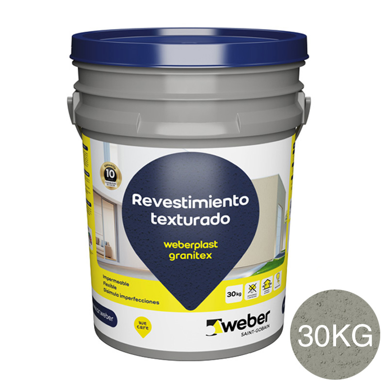 Weberplast GX gris plomo x 30kg