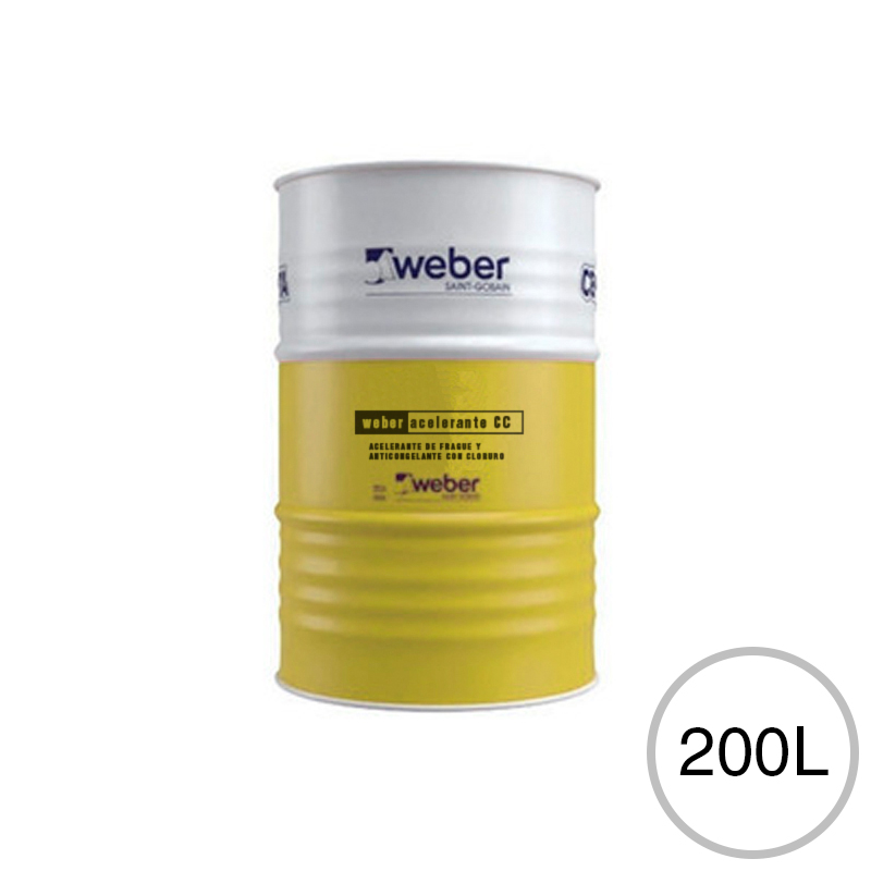 Weber acelerante CC x 200lts