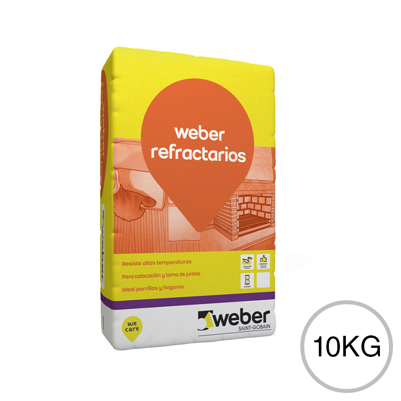 Mortero especial ladrillos refractarios bolsa x 10kg