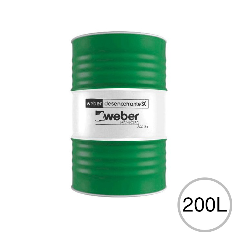 Aditivo desmoldante aceite vegetal Weber desencofrante liquido tambor x 200l