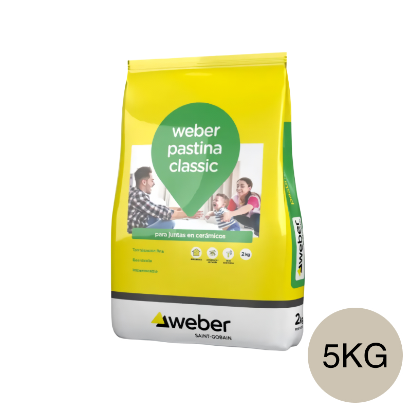 Pastina cementicia Classic ceniza bolsa x 5kg