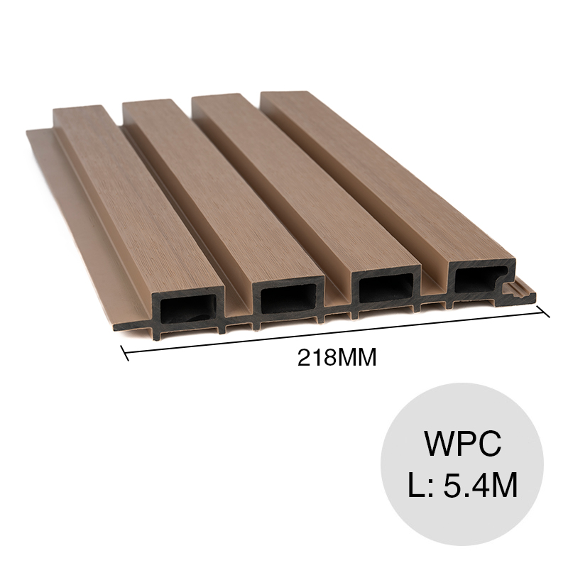 Revestimiento Screening WPC exterior simil madera latte 28mm x 218mm x 5.4m