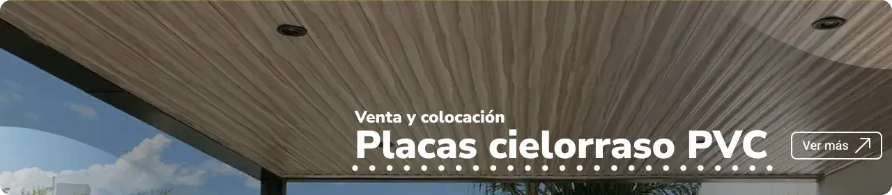 Venta y colocación Placas Cielorraso PVC