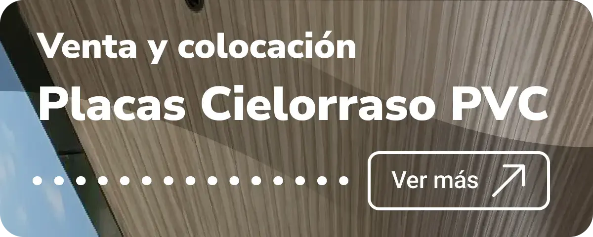 Venta y colocación Placas Cielorraso PVC